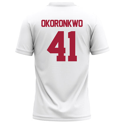 Alabama - NCAA Football : Justin Okoronkwo - White Football Jersey