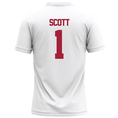 Alabama - Football Alumni : BJ Scott - White Football Jersey