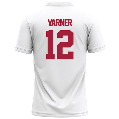 Alabama - Football Alumni : James Varner - White Football Jersey