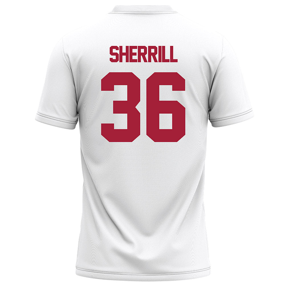 Alabama - Football Alumni : Jackie Sherrill - White Football Jersey