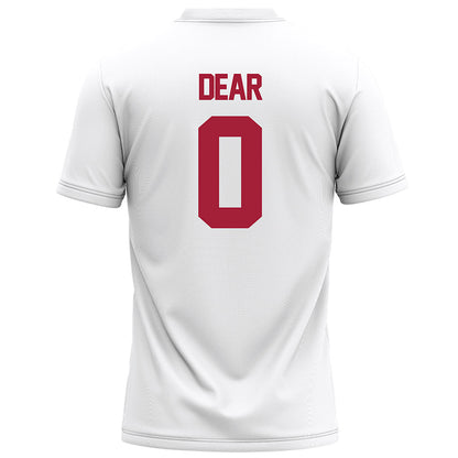 Alabama - NCAA Football : AK Dear - White Football Jersey-1