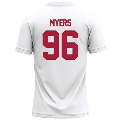 Alabama - Football Alumni : Michael Myers - White Football Jersey