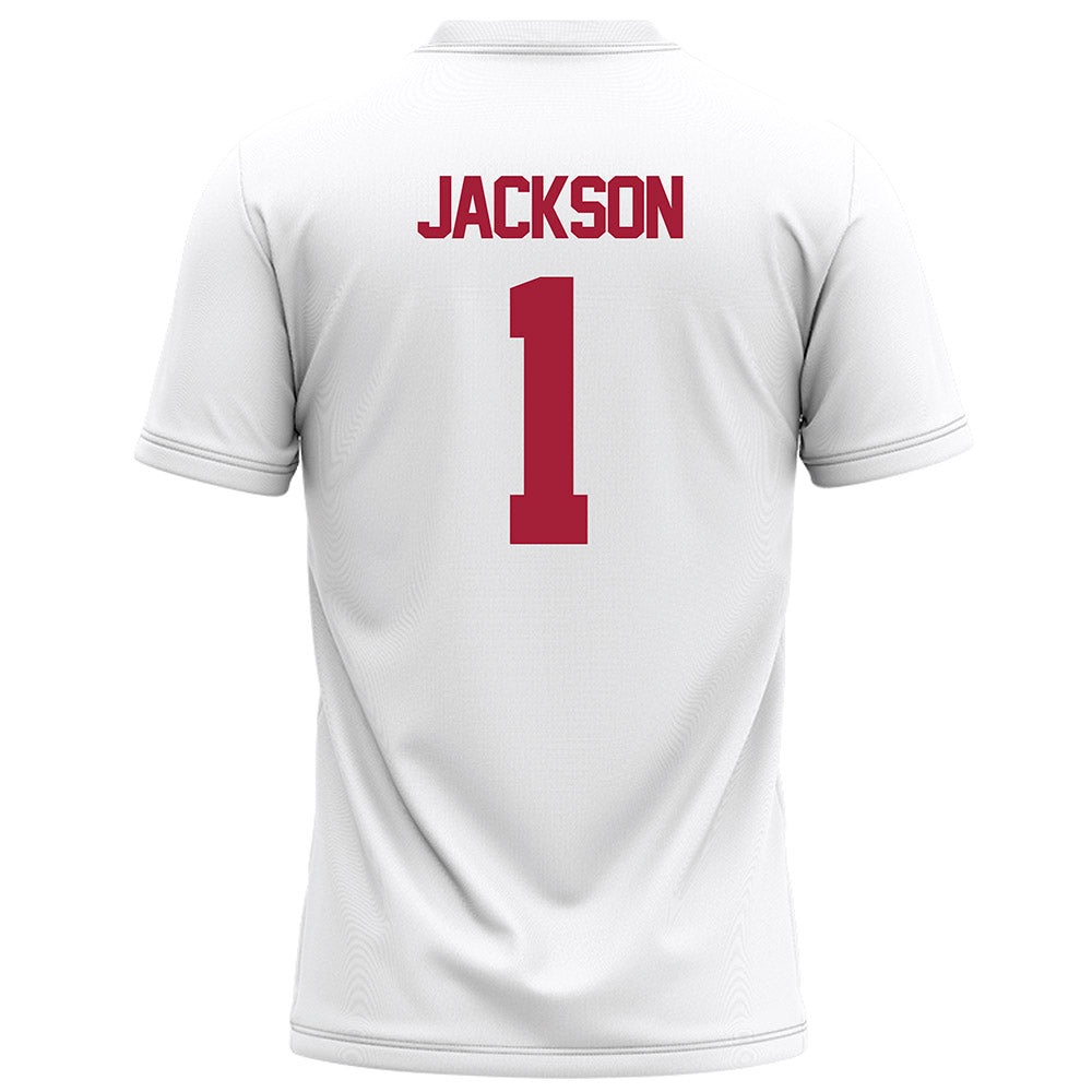 Alabama - NCAA Football : Domani Jackson - White Football Jersey