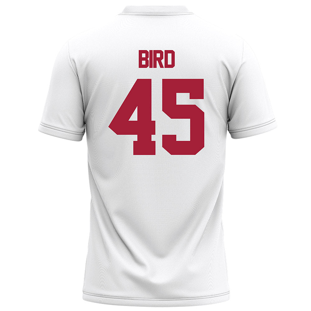 Alabama - NCAA Football : David Bird - White Football Jersey-1