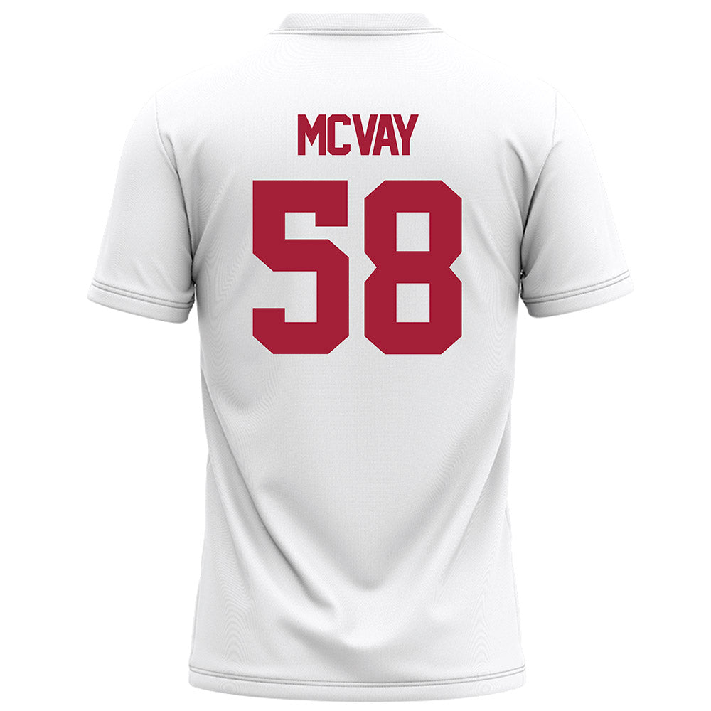 Alabama - NCAA Football : Miles McVay - White Football Jersey