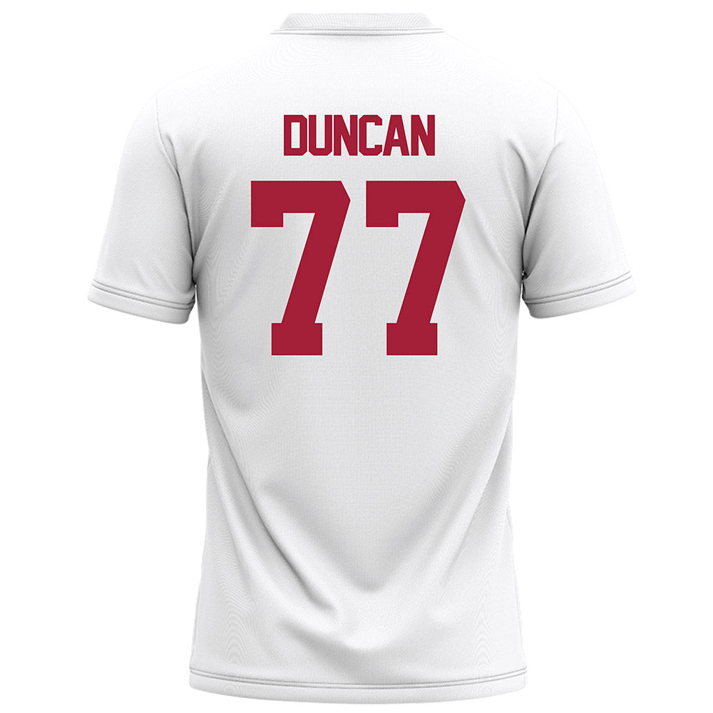 Alabama - Football Alumni : Jerry Duncan - White Football Jersey