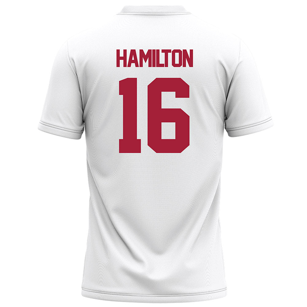 Alabama - NCAA Football : Jaren Hamilton - White Football Jersey