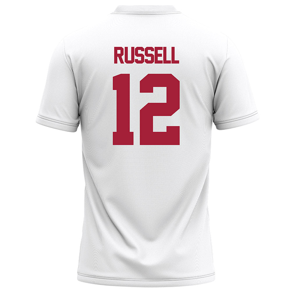 Alabama - NCAA Football : Keelon Russell - White Football Jersey-1