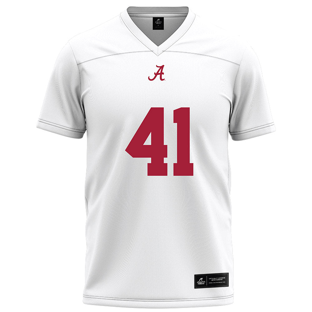 Alabama - Football Alumni : Roman Harper - White Football Jersey-0