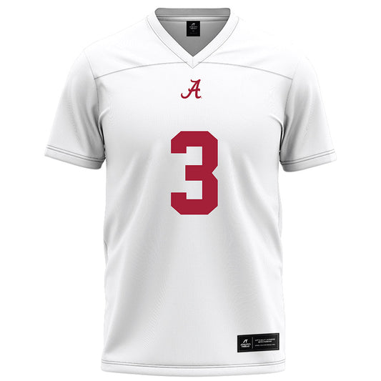 Alabama - Football Alumni : Jeffrey Dukes - White Football Jersey