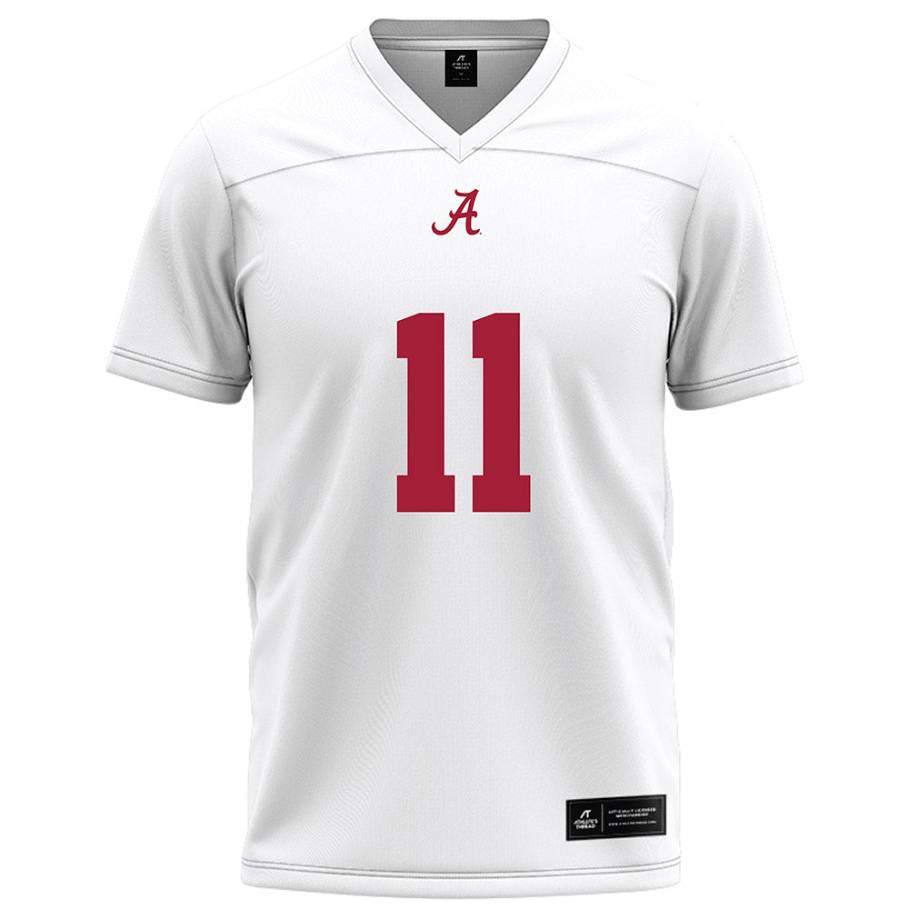 Alabama - NCAA Football : Jordan Renaud - White Football Jersey-0