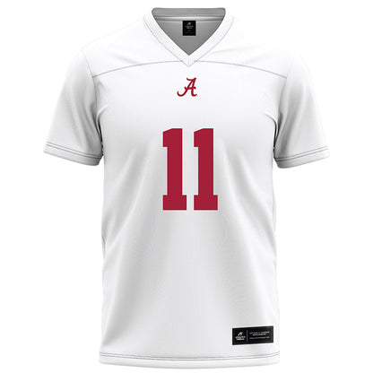 Alabama - NCAA Football : Jordan Renaud - White Football Jersey-0