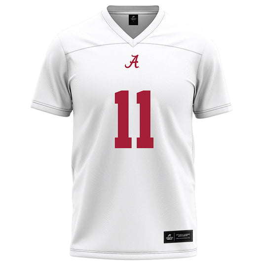 Alabama - NCAA Football : Jordan Renaud - White Football Jersey-0