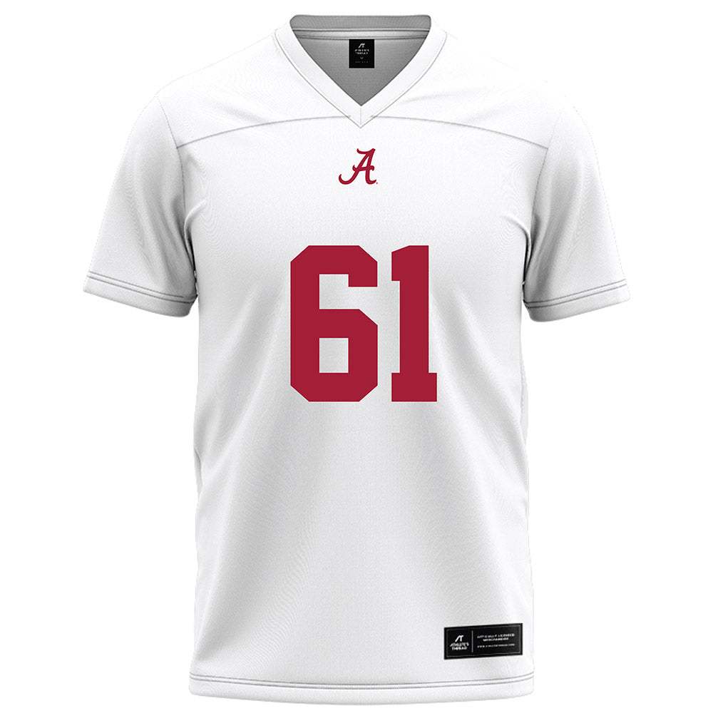 Alabama - Football Alumni : John Byrd Williams - White Football Jersey