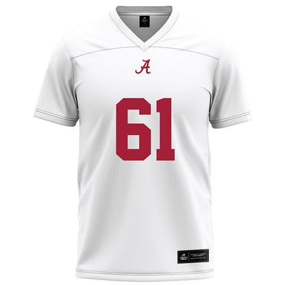 Alabama - Football Alumni : John Byrd Williams - White Football Jersey