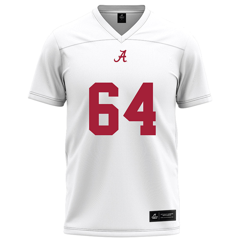 Alabama - NCAA Football : Michael Carroll - White Football Jersey-0