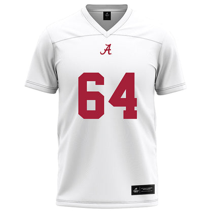 Alabama - NCAA Football : Michael Carroll - White Football Jersey-0