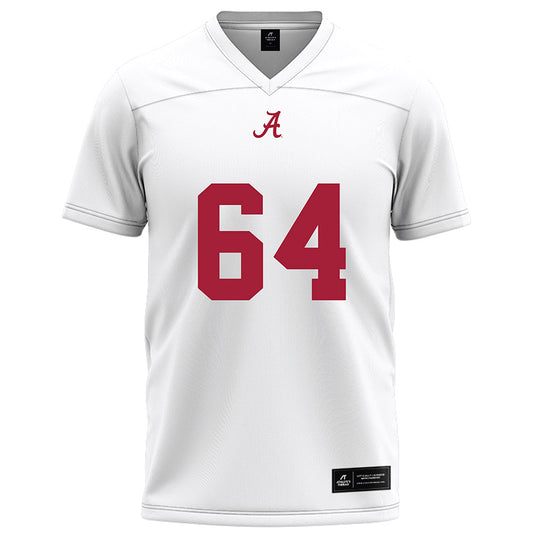 Alabama - NCAA Football : Michael Carroll - White Football Jersey-0