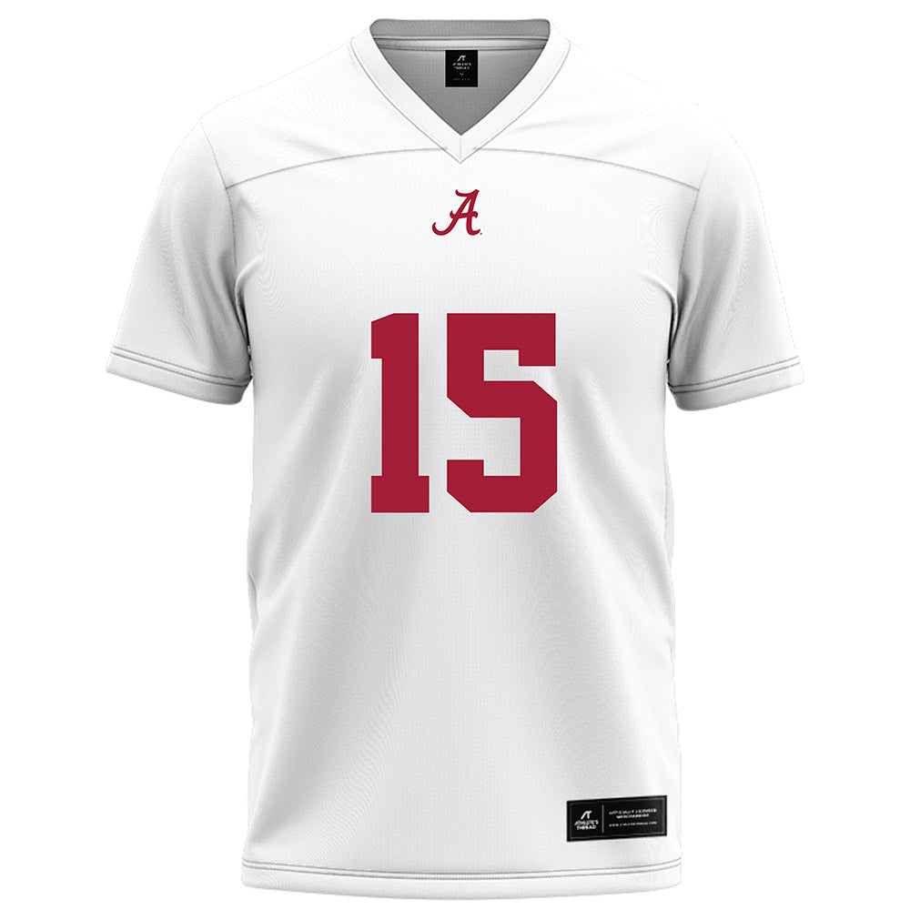 Alabama - NCAA Football : Justin Jefferson - White Football Jersey