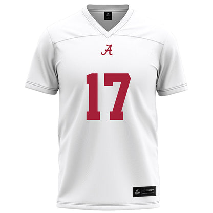 Alabama - NCAA Football : Amari Jefferson - White Football Jersey