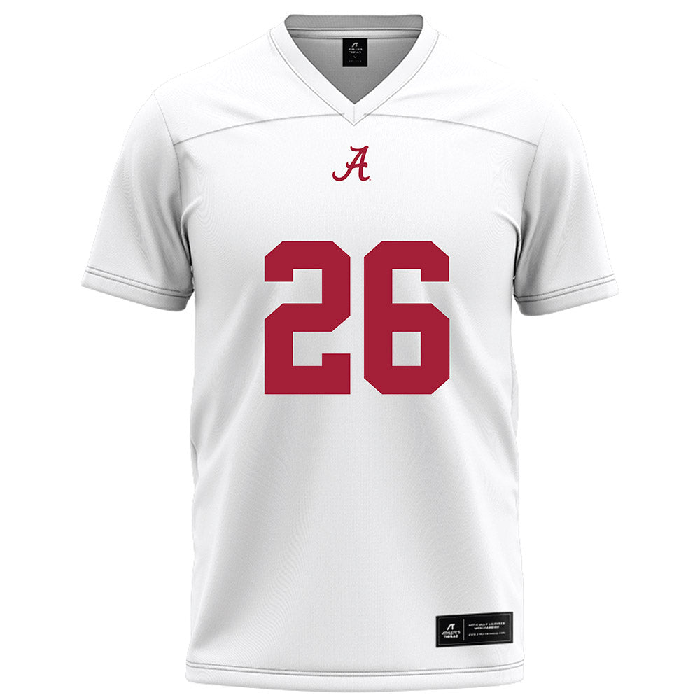 Alabama - NCAA Football : Luke Metz - White Football Jersey-0