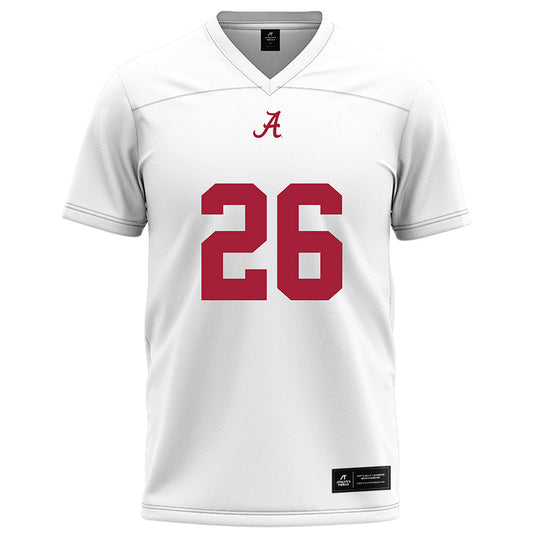 Alabama - NCAA Football : Luke Metz - White Football Jersey-0