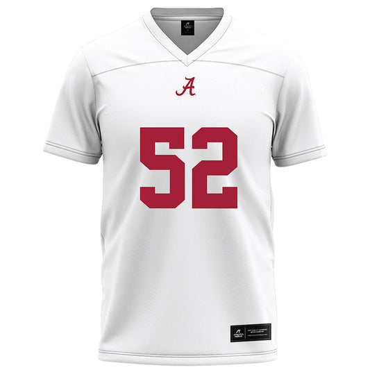 Alabama - NCAA Football : Mal Waldrep - White Football Jersey-0