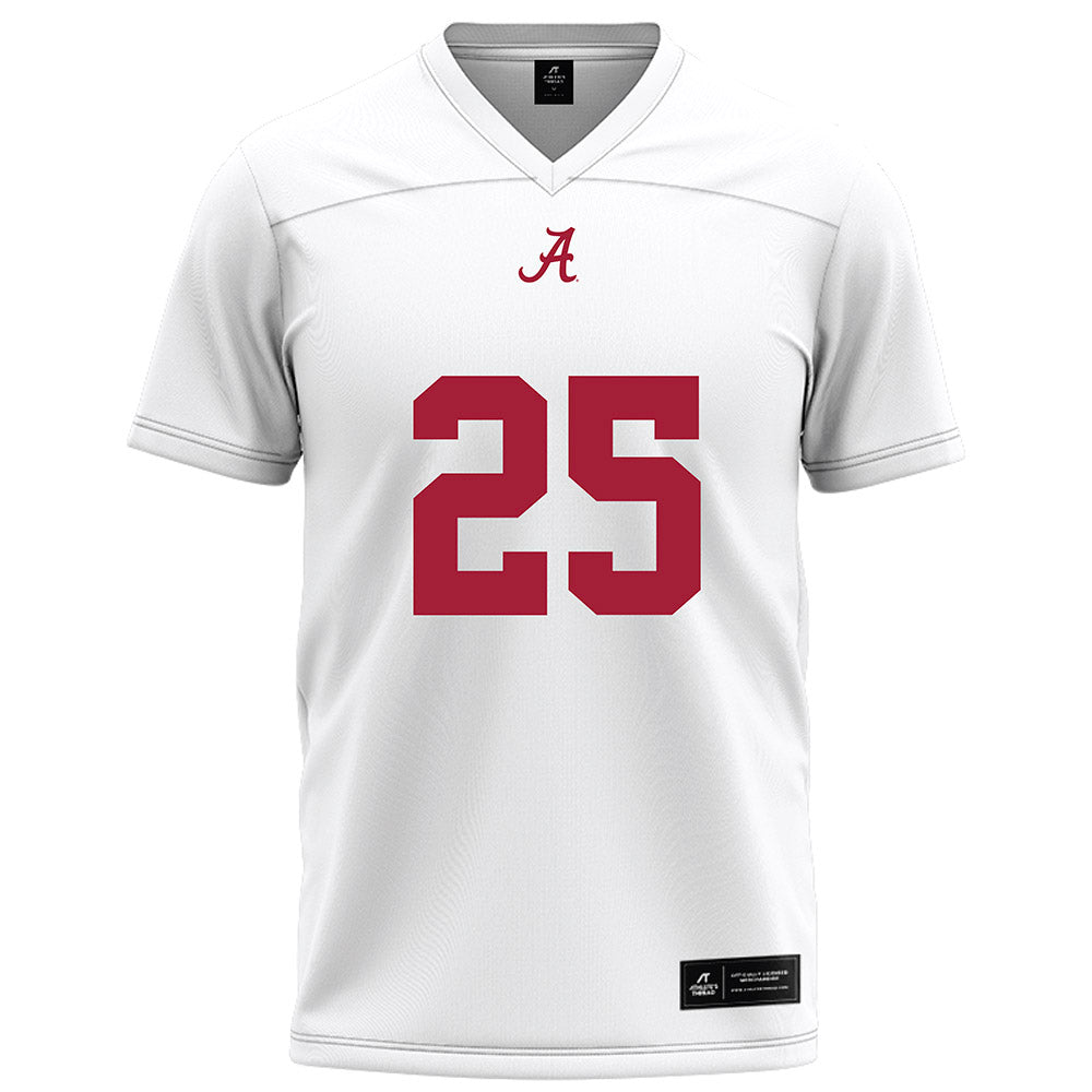 Alabama - Football Alumni : Derrick Lassic - White Football Jersey