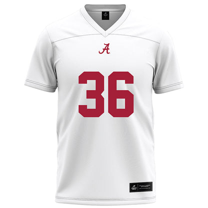 Alabama - NCAA Football : QB Reese - White Football Jersey