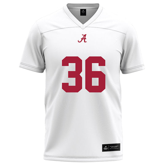 Alabama - NCAA Football : QB Reese - White Football Jersey