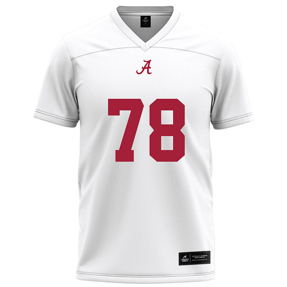 Alabama - Football Alumni : Louis Thompson - White Football Jersey