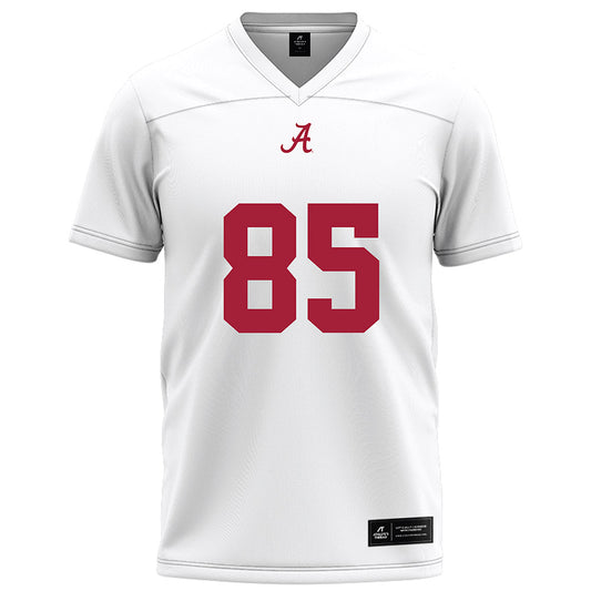 Alabama - Football Alumni : Jim Simmons - White Football Jersey