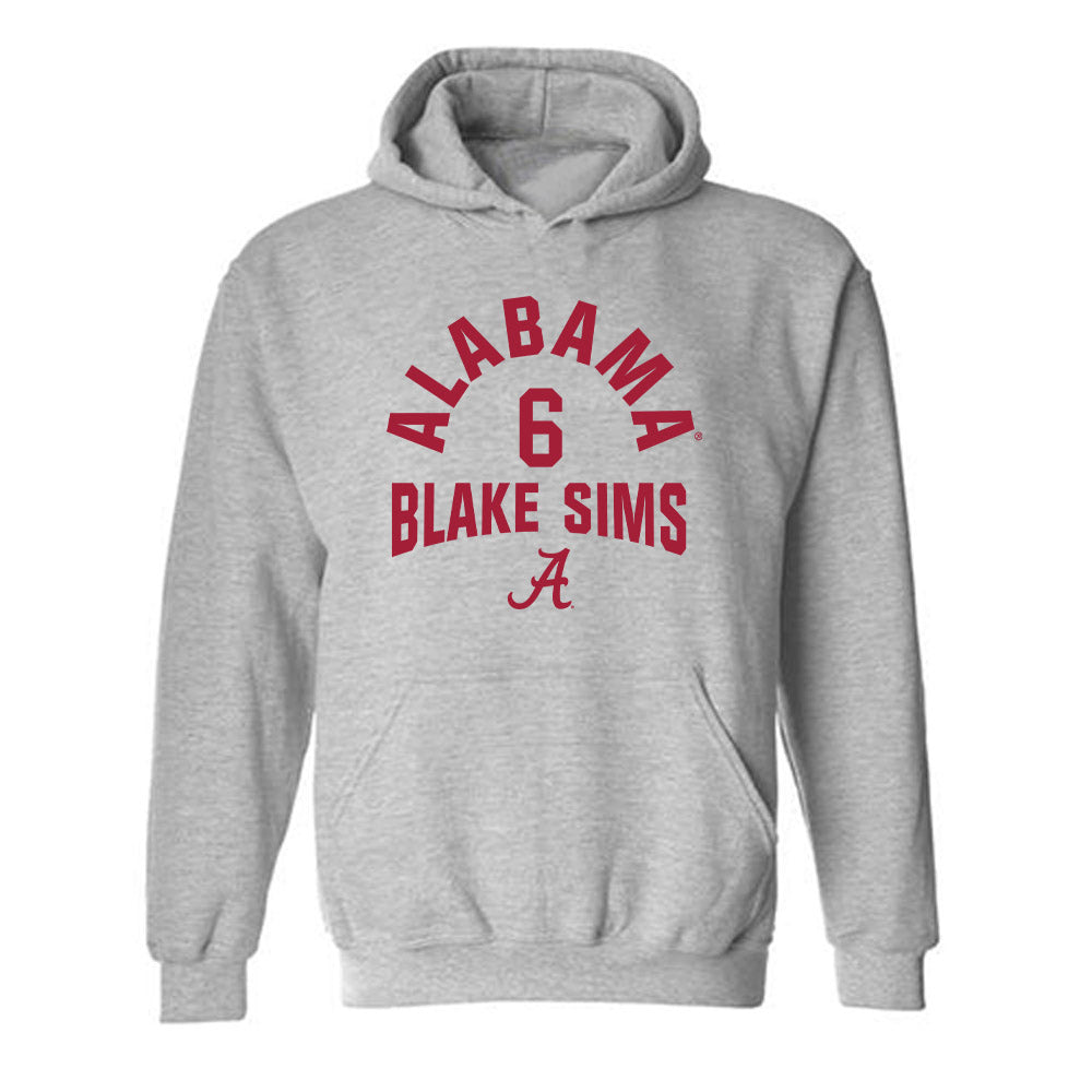 Alabama - Football Alumni : Blake Sims - Classic Fashion Shersey Hooded Sweatshirt