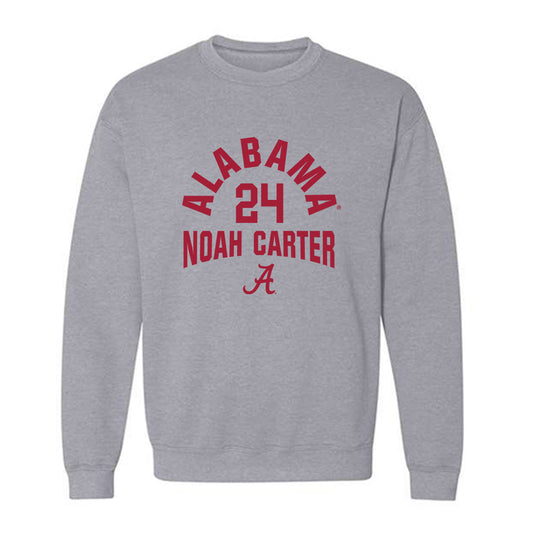 Alabama - NCAA Football : Noah Carter - Classic Fashion Shersey Crewneck Sweatshirt