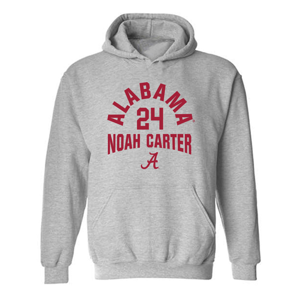 Alabama - NCAA Football : Noah Carter - Classic Fashion Shersey Hooded Sweatshirt