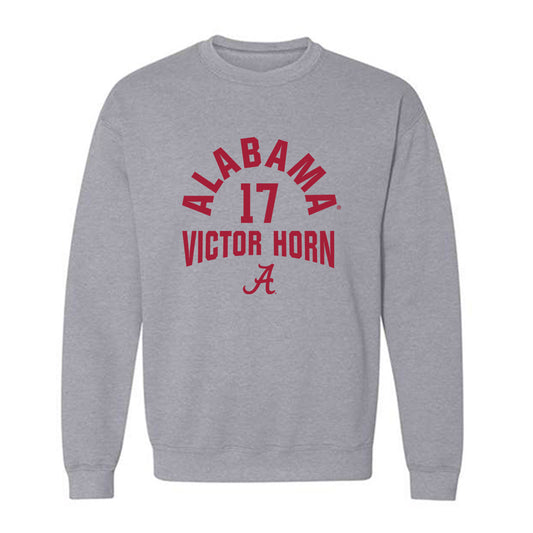 Alabama - Football Alumni : Victor Horn - Classic Fashion Shersey Crewneck Sweatshirt