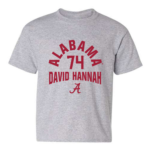 Alabama - Football Alumni : David Hannah - Classic Fashion Shersey Youth T-Shirt