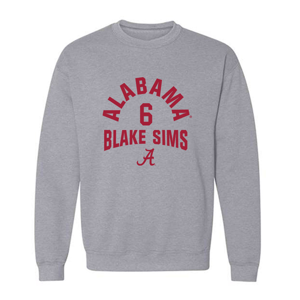 Alabama - Football Alumni : Blake Sims - Classic Fashion Shersey Crewneck Sweatshirt