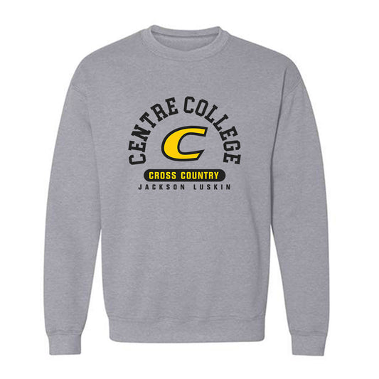 Centre College - NCAA Men's Cross Country : Jackson Luskin - Classic Fashion Shersey Crewneck Sweatshirt-0