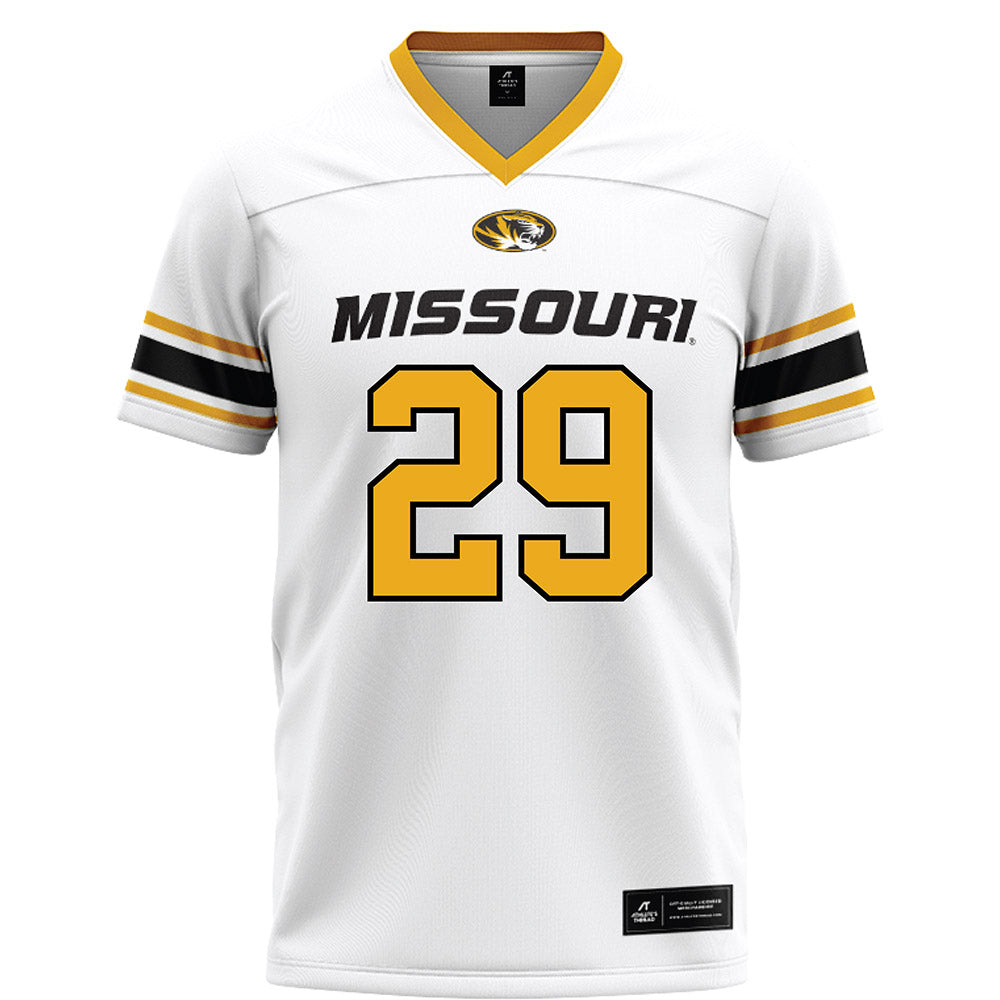 Missouri - NCAA Football : Khalil Jacobs - White Football Jersey