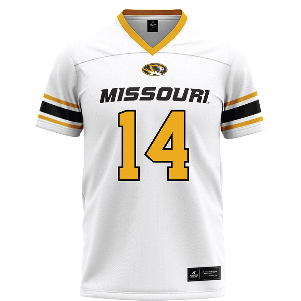 Missouri - NCAA Football : Triston Newson - White Football Jersey