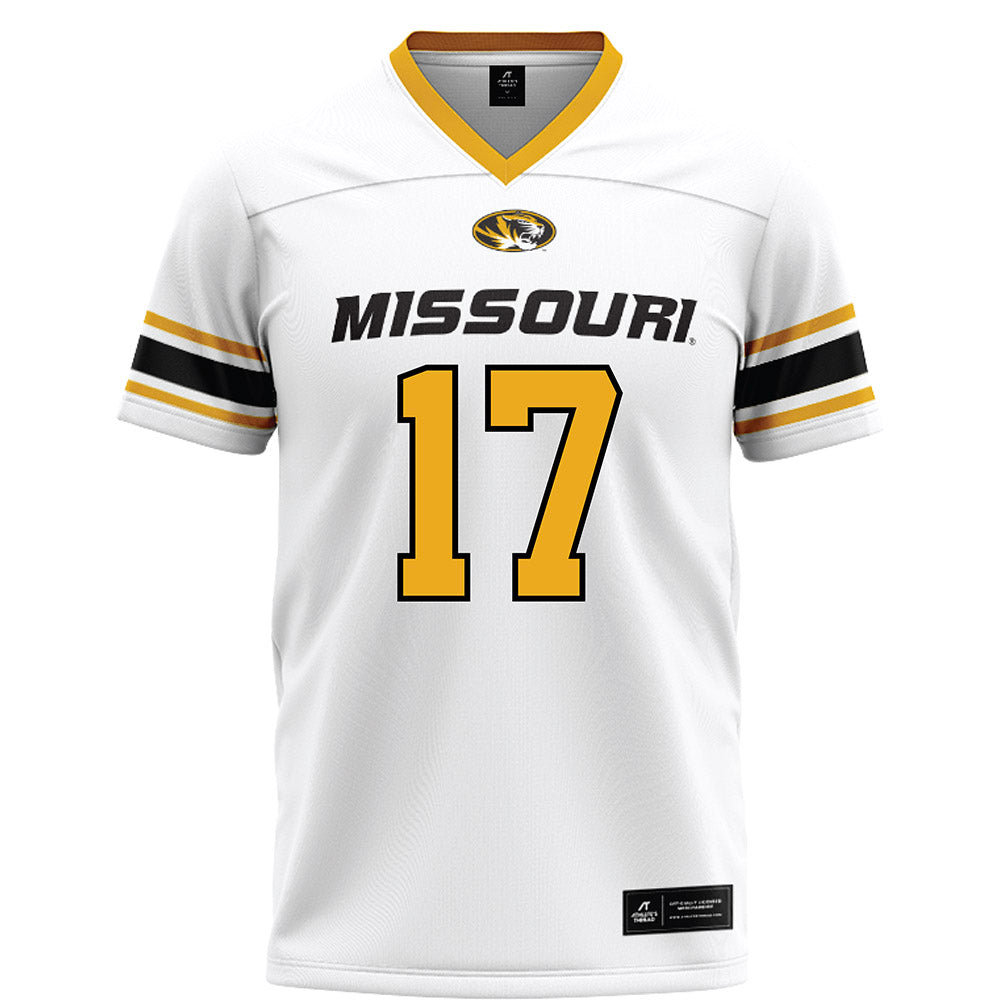 Missouri - NCAA Football : Brian Huff - White Football Jersey