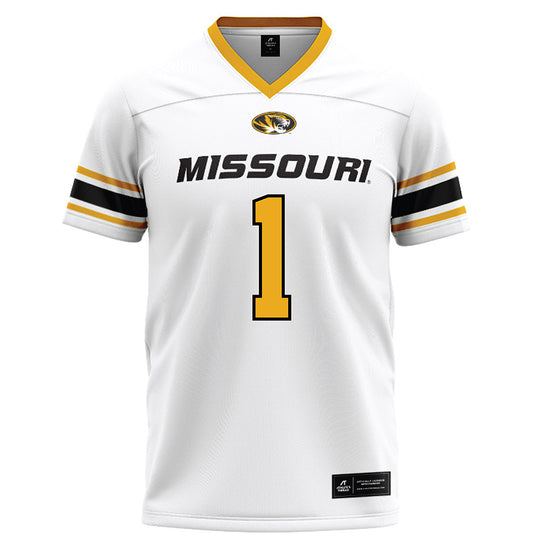 Missouri - NCAA Football : Donovan Olugbode - White Football Jersey-0
