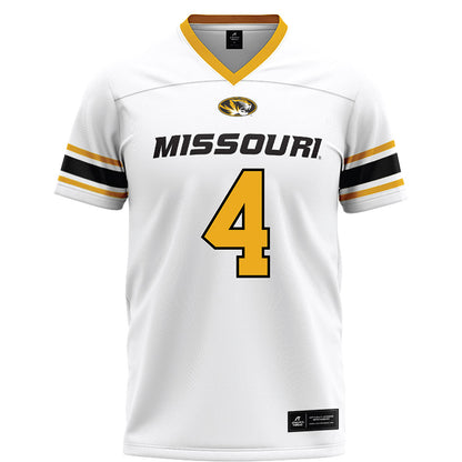 Missouri - NCAA Football : Trevez Johnson - White Football Jersey