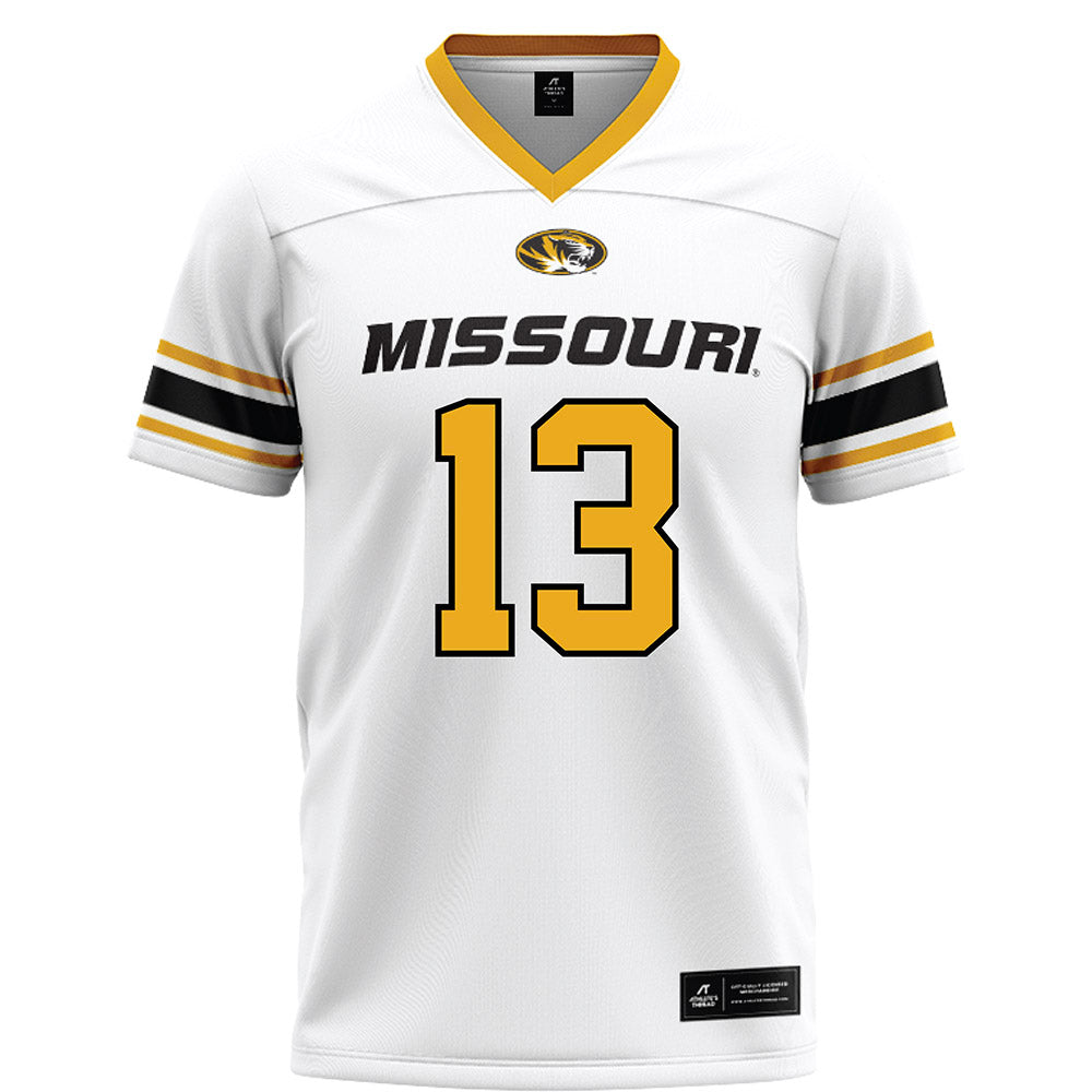 Missouri - NCAA Football : Aidan Glover - White Football Jersey