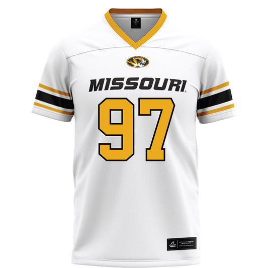 Missouri - NCAA Football : Orion Phillips - White Football Jersey