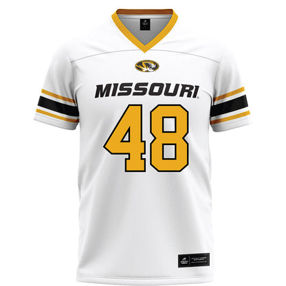 Missouri - NCAA Football : Brady Hultman - White Football Jersey