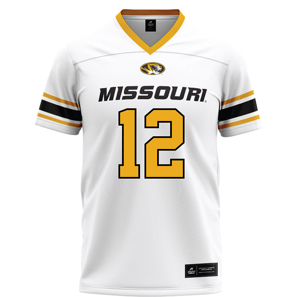 Missouri - NCAA Football : Brady Cook - White Football Jersey