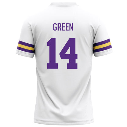 LSU - NCAA Football : Trey'Dez Green - White Football Jersey