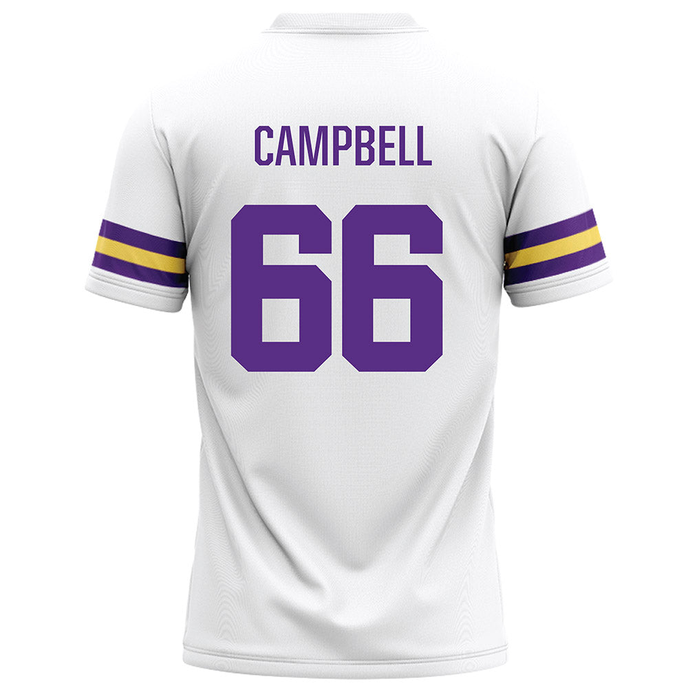 LSU - NCAA Football : Will Campbell - White Football Jersey